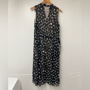 Anne Klein size M cinch waist sleeveless midi dress